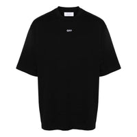 Off-White Arrows-embroidery Cotton T-shirt 'Black' OMAA120S24JER0041001