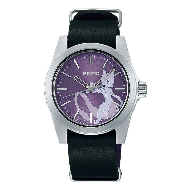 SEIKO Pokmon Pikachu Crossover Limited Watch Black Purple SCXP181
