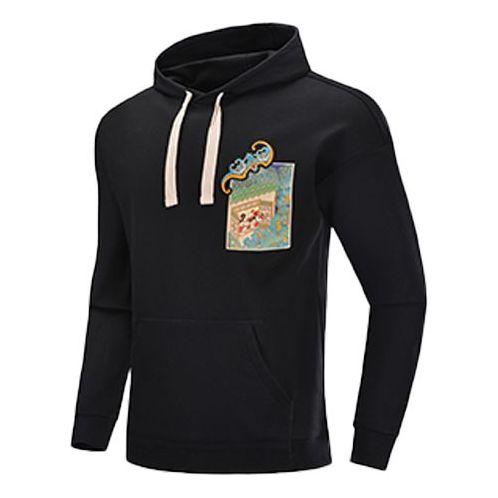 Li-Ning x Disney Fleece Lined Pullover Black AWDQ135-1