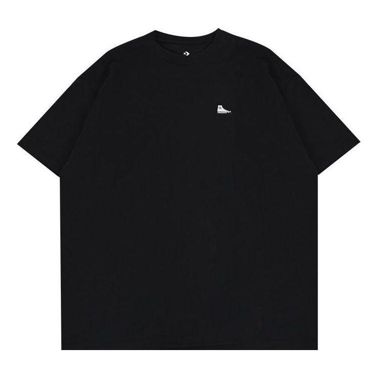 Converse Go-To Sneaker Patch T-Shirt Asia Sizing 'Black' 10025397-A01