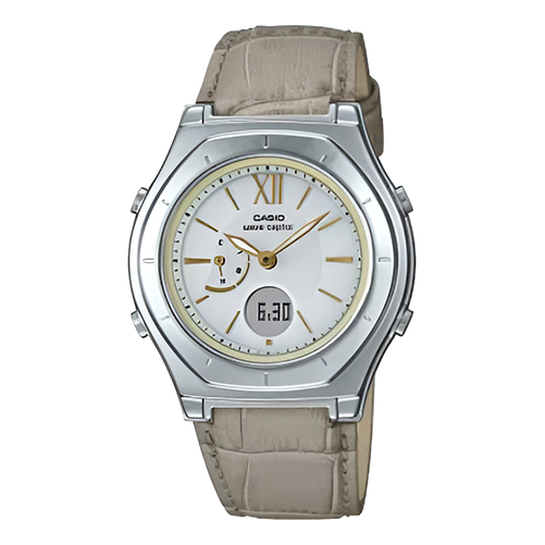 CASIO Fully Automatic Calendar Solar Charging Leather Strap 50m Waterproof Watch Solar Powered LWA-M160L-8A2JF