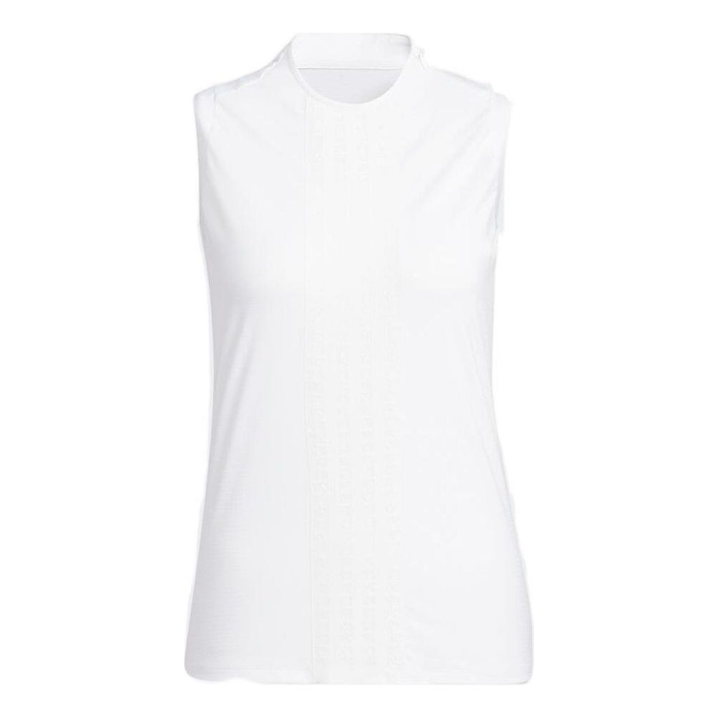 (WMNS) adidas 3-Stripes Sleeveless Mock Neck Shirt Asia Sizing 'White' HA0203