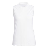 (WMNS) adidas 3-Stripes Sleeveless Mock Neck Shirt Asia Sizing 'White' HA0203