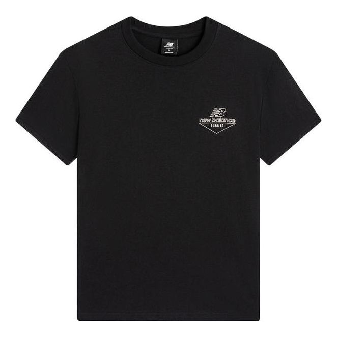 New Balance Logo Print T-Shirt Asia Sizing 'Black' 5EC2U843-BK