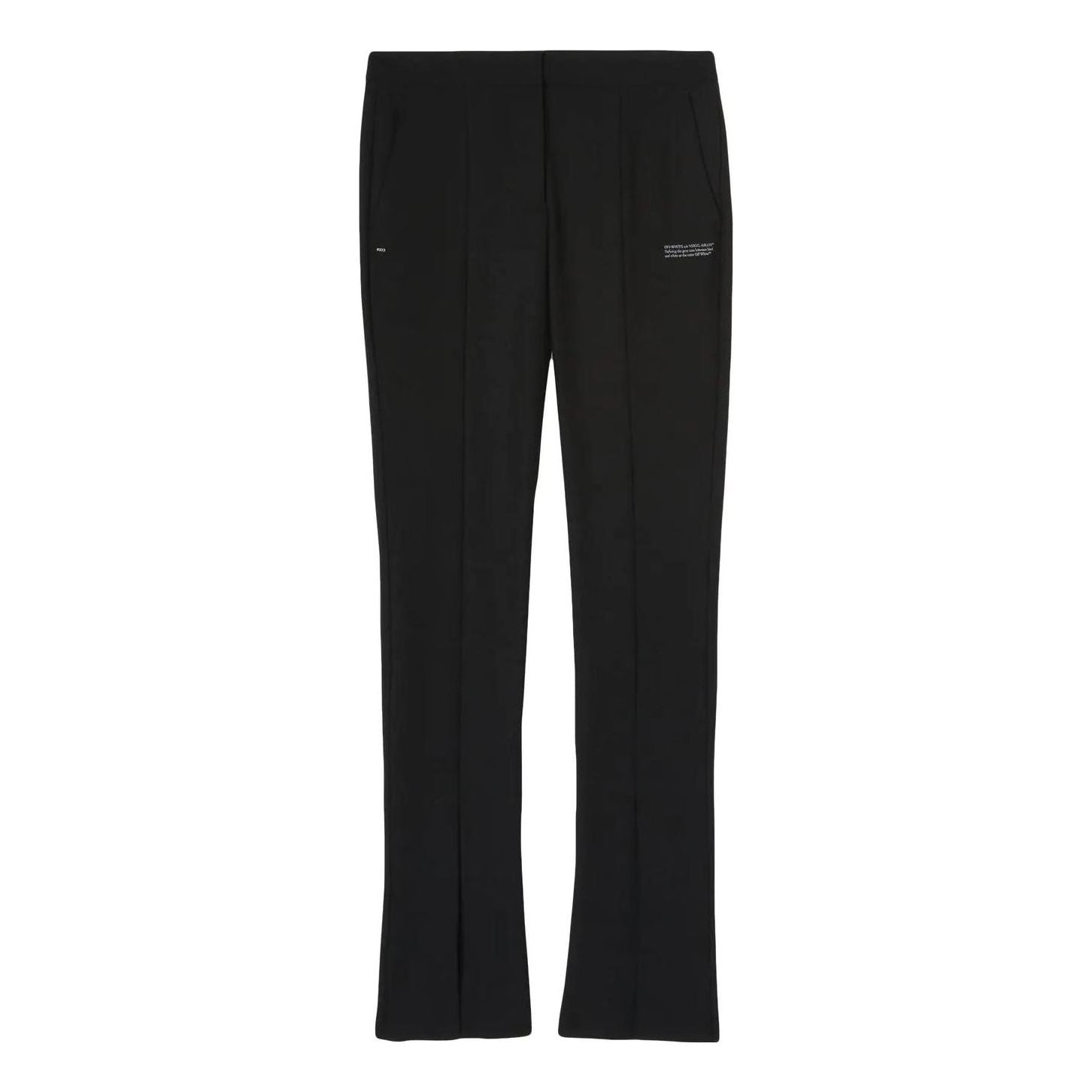(WMNS) Off-White High-Waisted Tailored Trousers 'Black' OWCA136C99FAB0011001