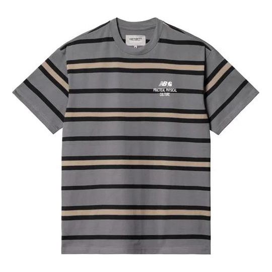 New Balance x Carhartt WIP Stripe Tee Asia Sizing 'Eclipse' MT21576-ECL