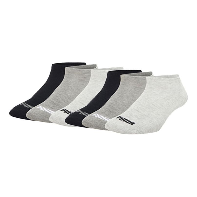 PUMA Lingerie Sock 3 Pack 'Black White Grey' 907131-01