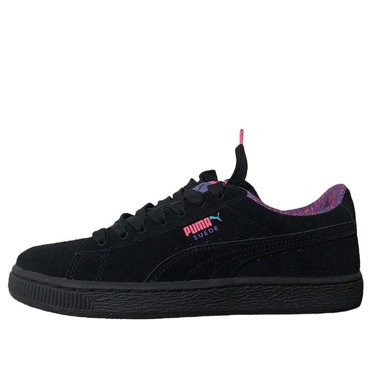PUMA Suede 90s Jr Black/Purple 365932-01