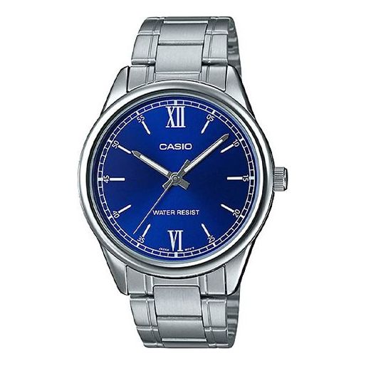 CASIO Male DRESS Japan / South Korea Fashion Mens Blue Digital MTP-V005D-2B1Q