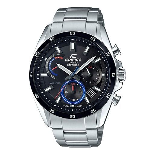 CASIO EDIFICE Sapphire Crystal Stainless Steel Strap Mens Black Analog EFB-510JDB-1A2021