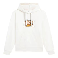 (WMNS) Li-Ning x Disney Chip 'n Dale Embroidered Logo Hoodie 'White' AWDSG02-1