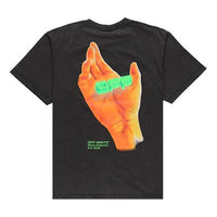 Off-White Hand Logo Slim T-Shirt Short Sleeve Black OMAA027R201850131088