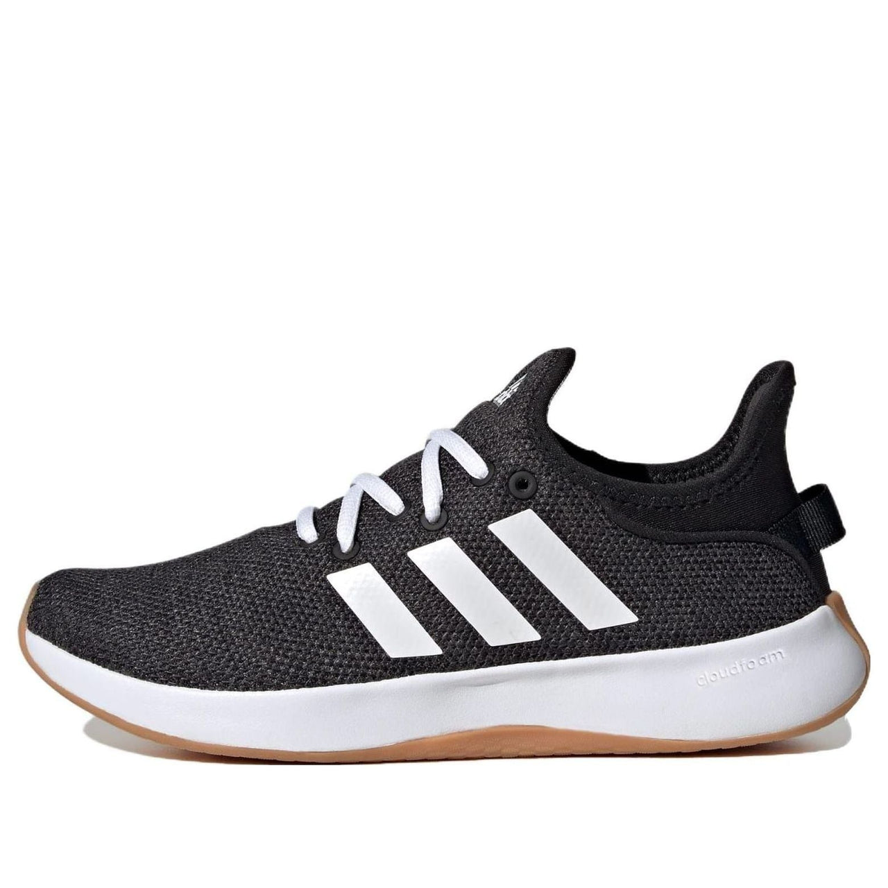 (WMNS) adidas Cloudfoam Pure 'Black White Gum' IG2530