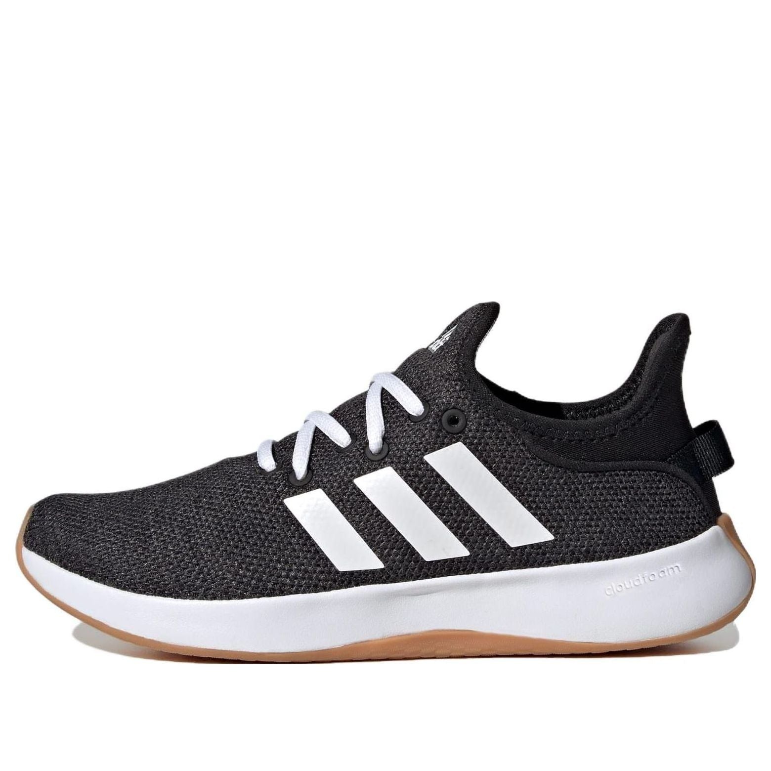 (WMNS) adidas Cloudfoam Pure 'Black White Gum' IG2530