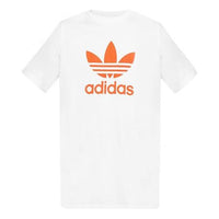 adidas originals Sports Short Sleeve White Orange DH5772
