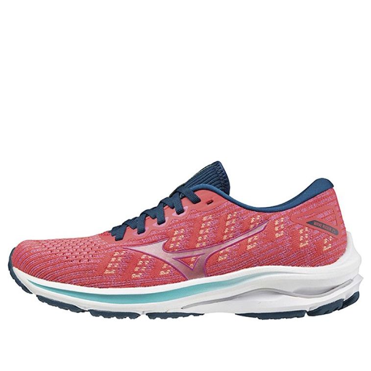 (WMNS) Mizuno Wave Rider 25 Waveknit Wide 'Pink' J1GD217778