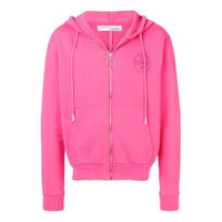 Off-White SS19 Logo Hooded Jacket Men Pink OMBE001R190030102828