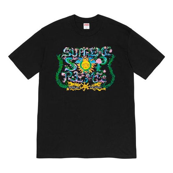 Supreme Week 1 Crest Tee T SUP-SS21-423-BLK