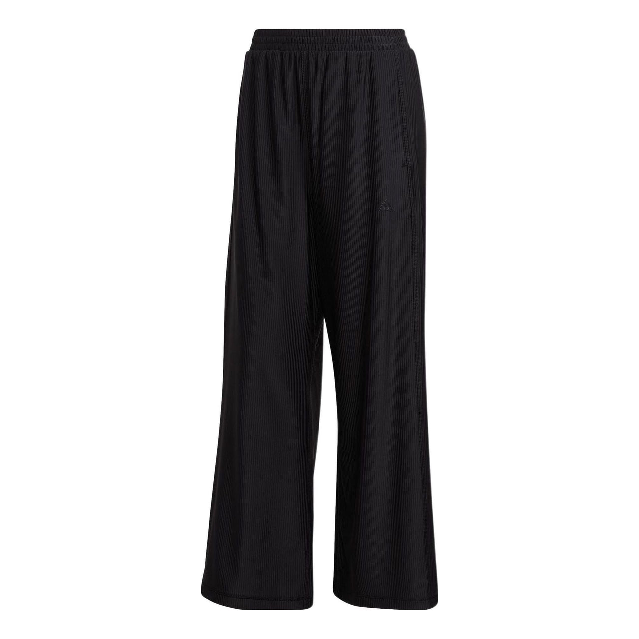 (WMNS) adidas Aeroready Studio Wide Leg 7/8 Joggers Asia Sizing 'Black' HD8945