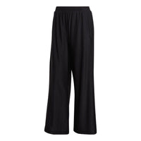 (WMNS) adidas Aeroready Studio Wide Leg 7/8 Joggers Asia Sizing 'Black' HD8945