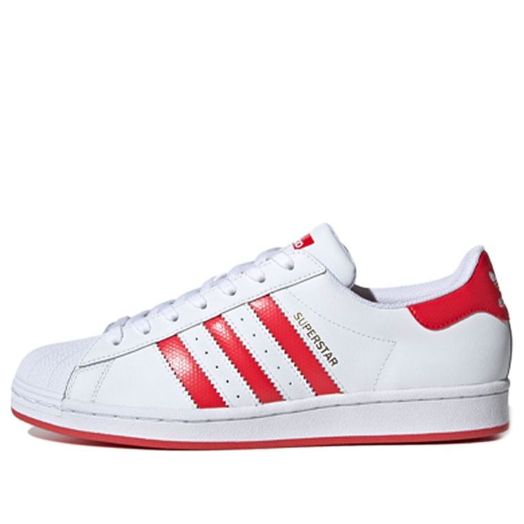 adidas originals Superstar 'White Red' FW6011