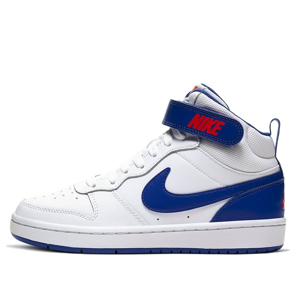 (GS) Nike Court Borough Mid 2 'White Game Royal' CD7782-101