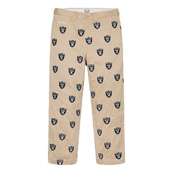 Supreme SS19 x NFL x Raiders x '47 Embroidered Chino Pant logo SUP-SS19-885