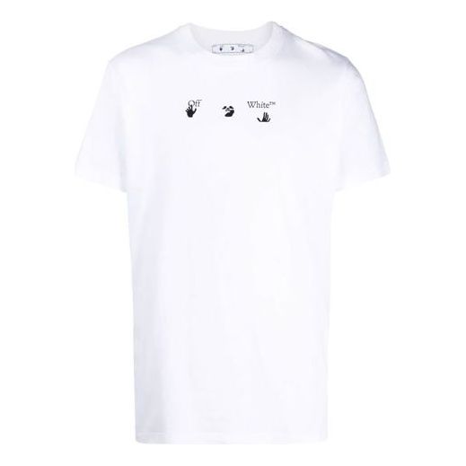 Off-White SS21 Casual Round Neck Short Sleeve Printing Version White OMAA027S21JER0090110