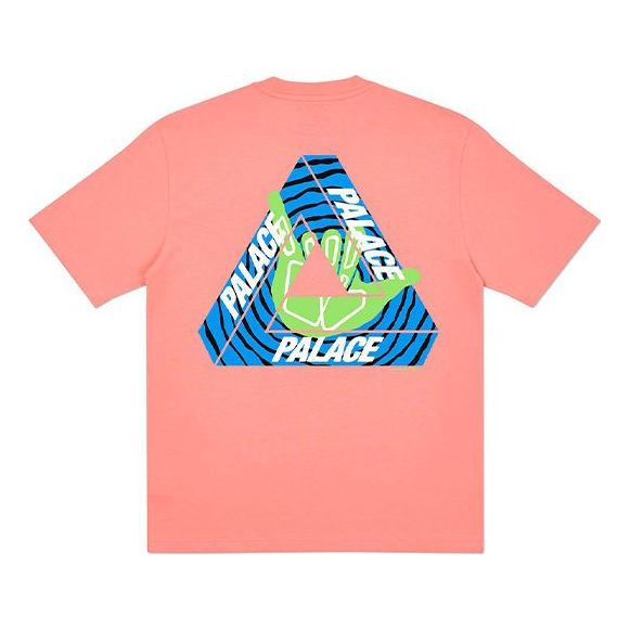 PALACE Tri-Zooted Shakka Round Neck Short Sleeve Unisex Pink Red P19TS203