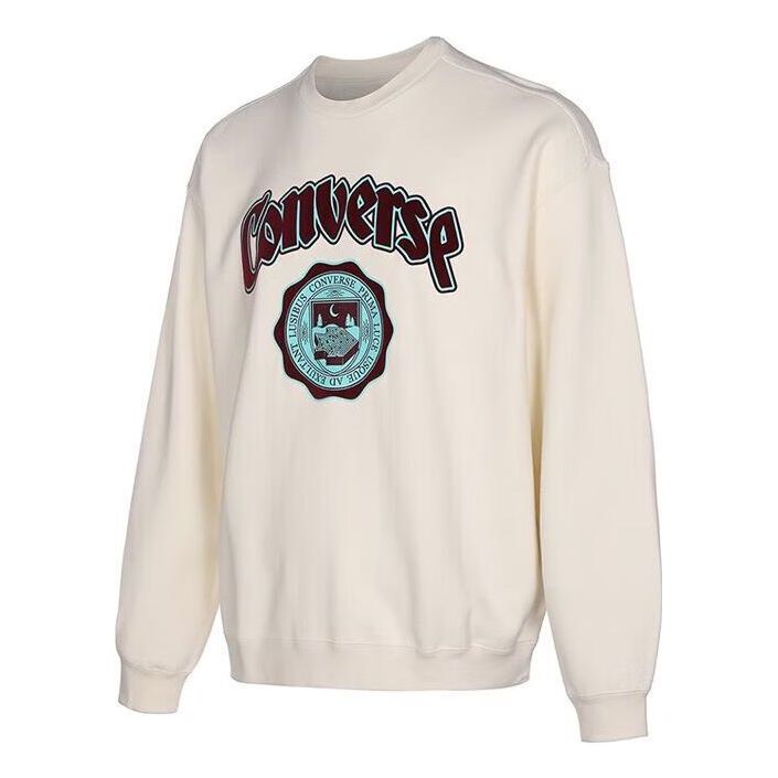 ConverseUniversity Crew Sweatshirt Asia Sizing 'White' 10025048-A02
