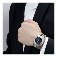 CASIO Stainless Steel Strap Watch Black AMW-705D-1A Silver Analog/Digital Combo AMW-705D-1A2021
