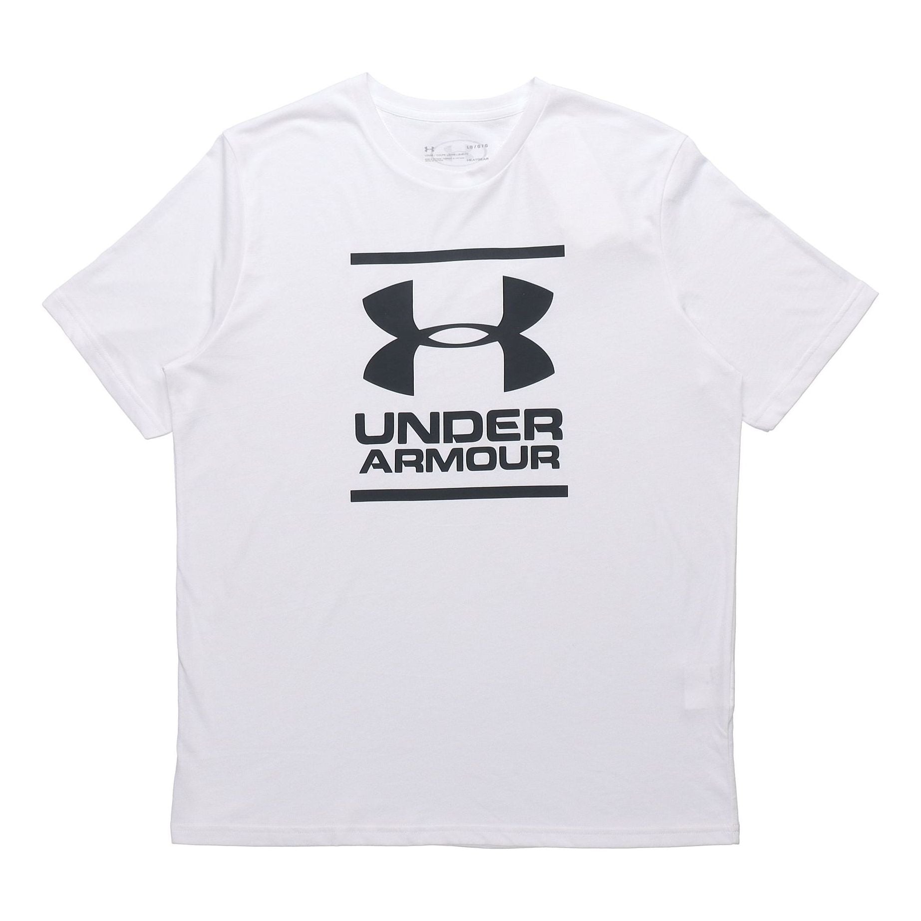 Men's Under Armour Gl Foundation Casual Round Neck Sports Breathable Short Sleeve White 1326849-100