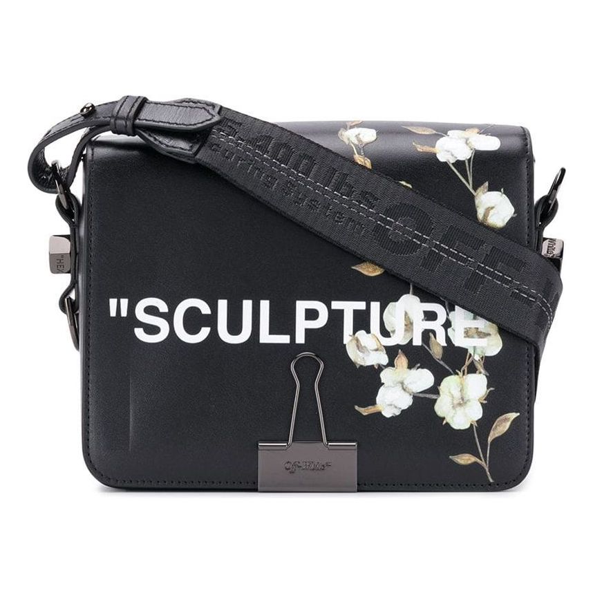 (WMNS) Off-White General Sculpture Single-Shoulder Bag 'Black' OWNA011R197790851001