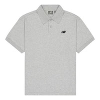 New Balance Cotton Polo Shirt Asia Sizing 'Grey' NFE21011-MGR