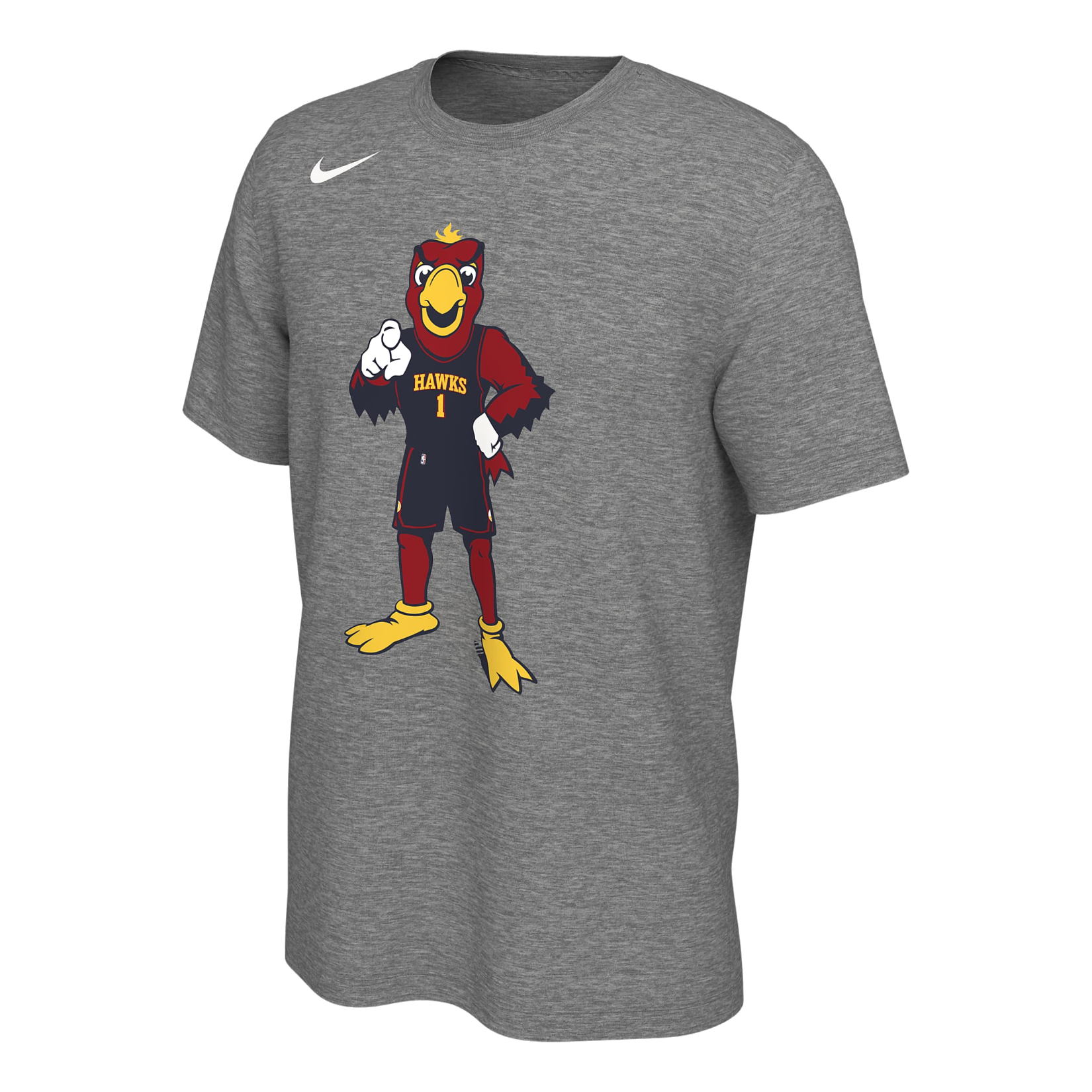 Nike NBA Atlanta Hawks T-Shirt 'Dark Grey Heather' HM6195-063