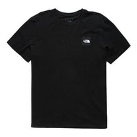 THE NORTH FACE Box Black Classic Back Large Logo Short Sleeve Couple Style Black NF0A4M4RJK3