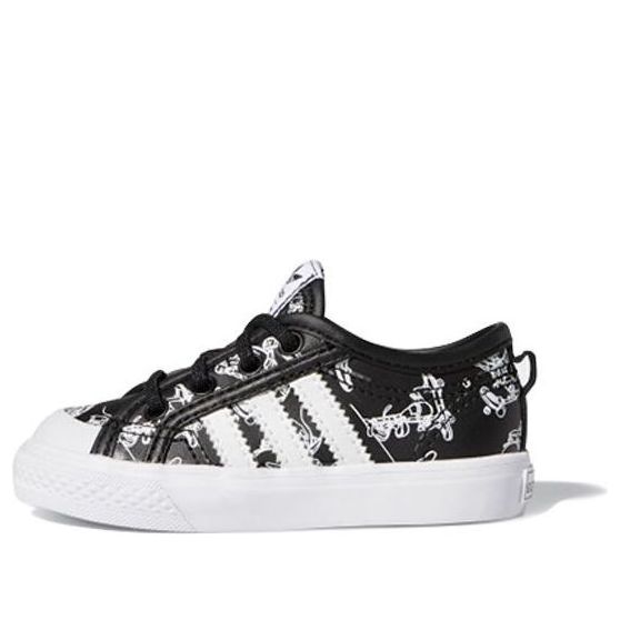 (TD) adidas x Disney Nizza Infant 'Sport Goofy Pack - Black' FW9594