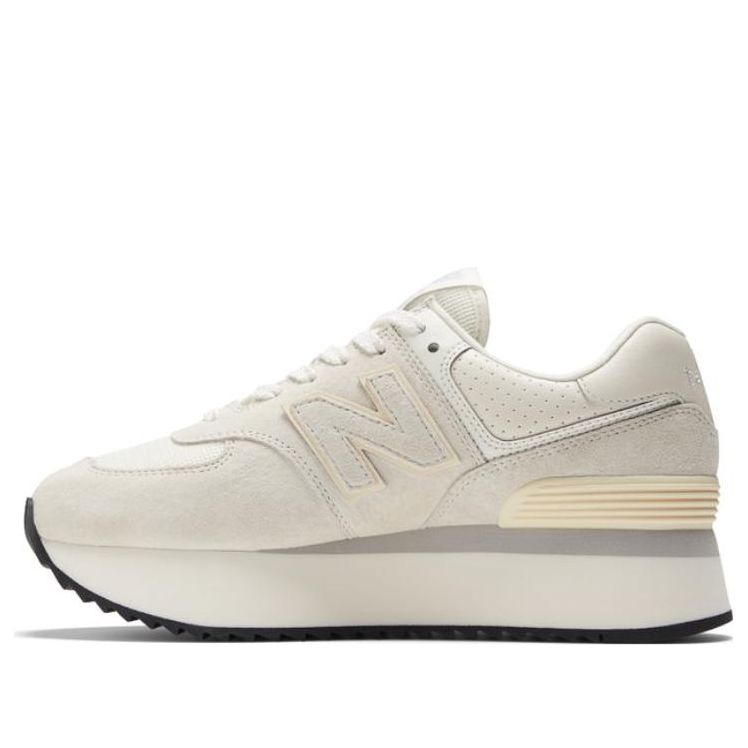 (WMNS) New Balance 574+ 'White Grey' WL574ZAA