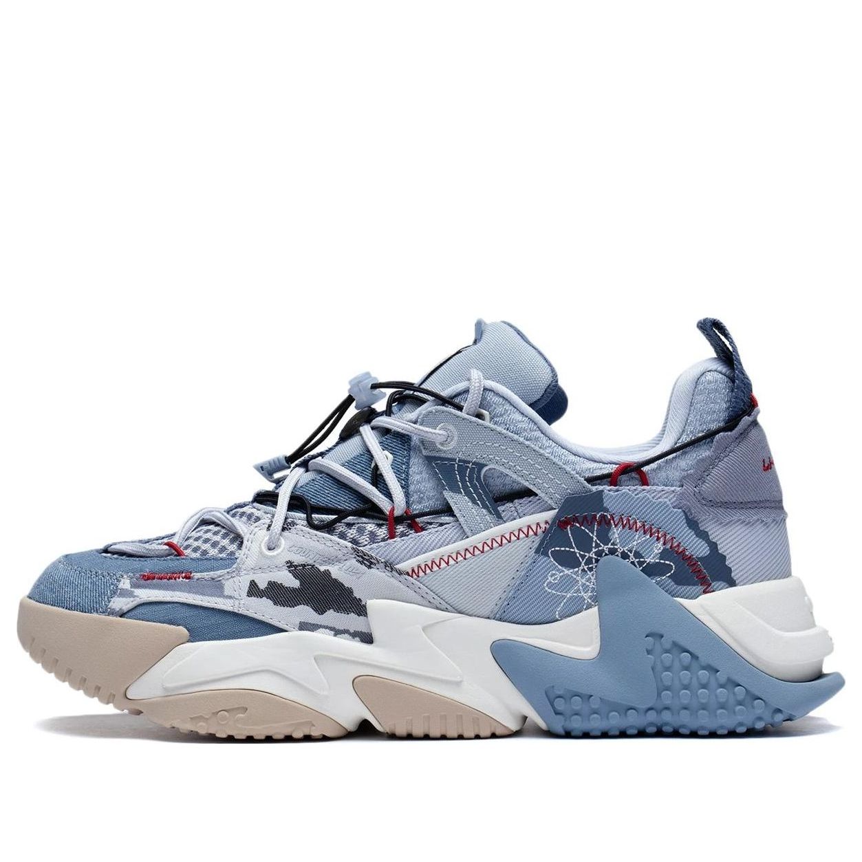 Li-Ning Counterflow WuXing Fashion Show 'Smoke Grey Blue' AGLR171-4
