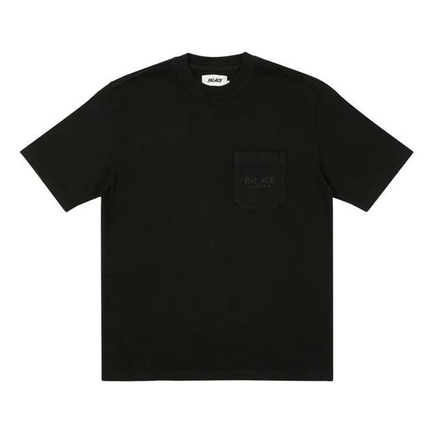 PALACE Solid Color Alphabet Short Sleeve Unisex Black P20ES064