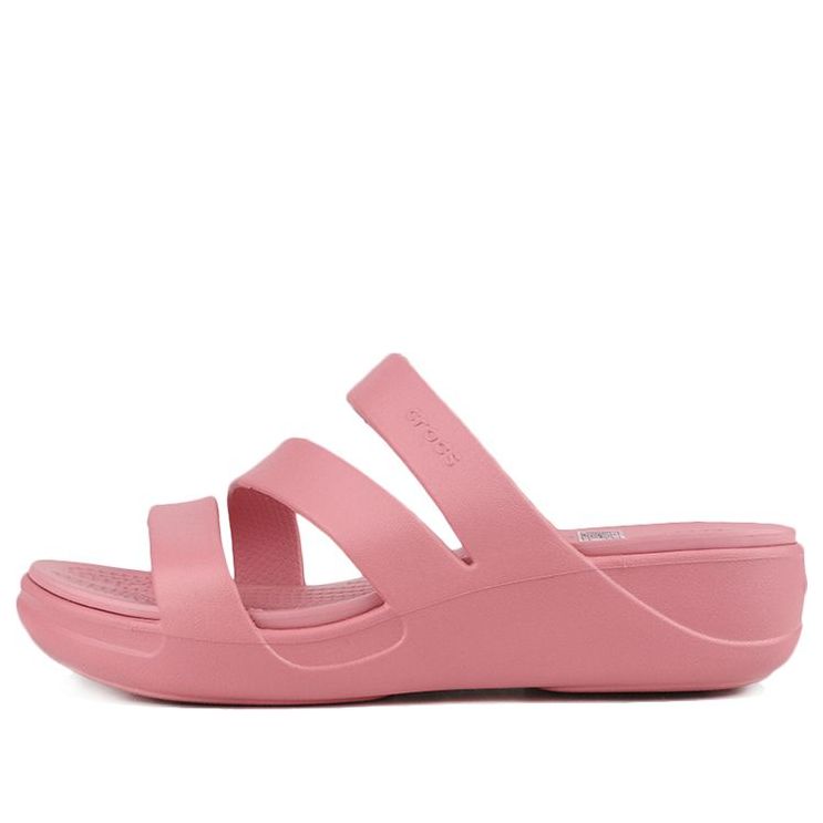 (WMNS) Crocs Monterey Strappy Wedge 'Pink' 206304-682
