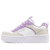 (GS) Skechers Court High 'White Beige Purple' 310194L-WLV