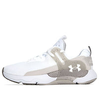 (WMNS) Under Armour HOVR Apex 3 Training Shoes 'White Brown' 3024272-110