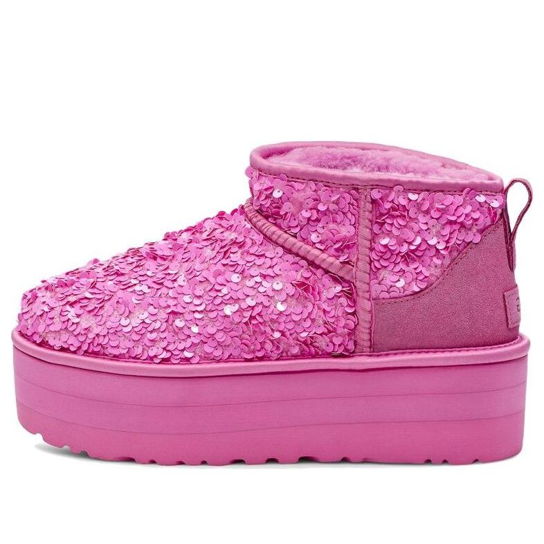 (WMNS) Ultra Mini Chunky Sequin Boot 'Pink' 1135060-ECH