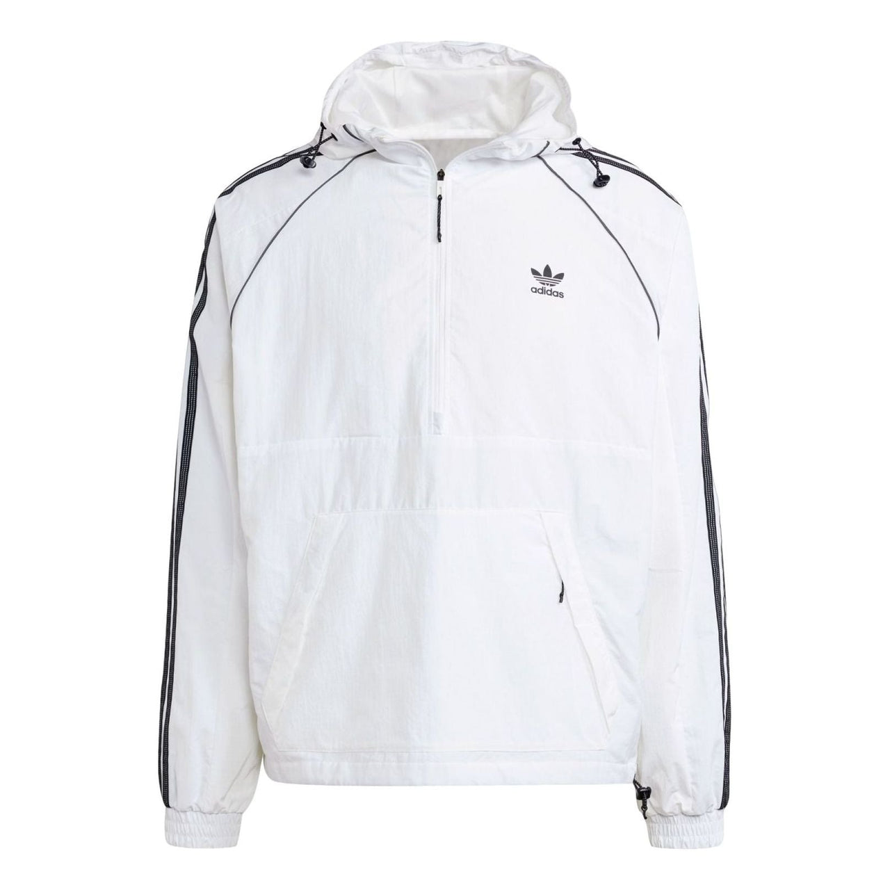 adidas Lifestyle Anorak Asia Sizing 'White Black' IZ3285
