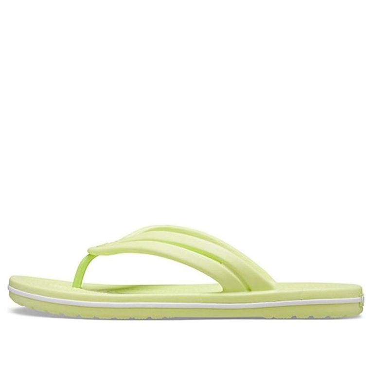 (WMNS) Crocs Crocband Flip 'Light Green' 206100-3U4