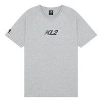 New Balance Men's New Balance Sports Round Neck Short Sleeve Gray MT13589-AG
