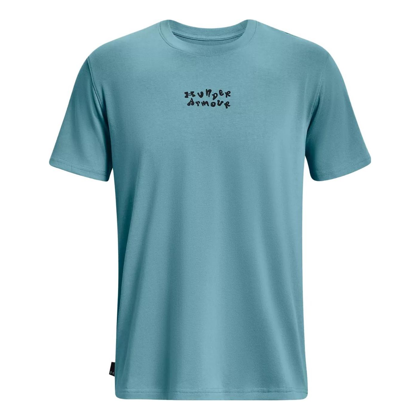 Under Armour Checkered Heavyweight T-shirt 'Blue' 1376837-400