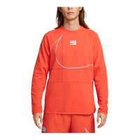 Nike Dri-FIT Long-Sleeve Fleece Fitness Top 'Bright orange' DQ6623-633