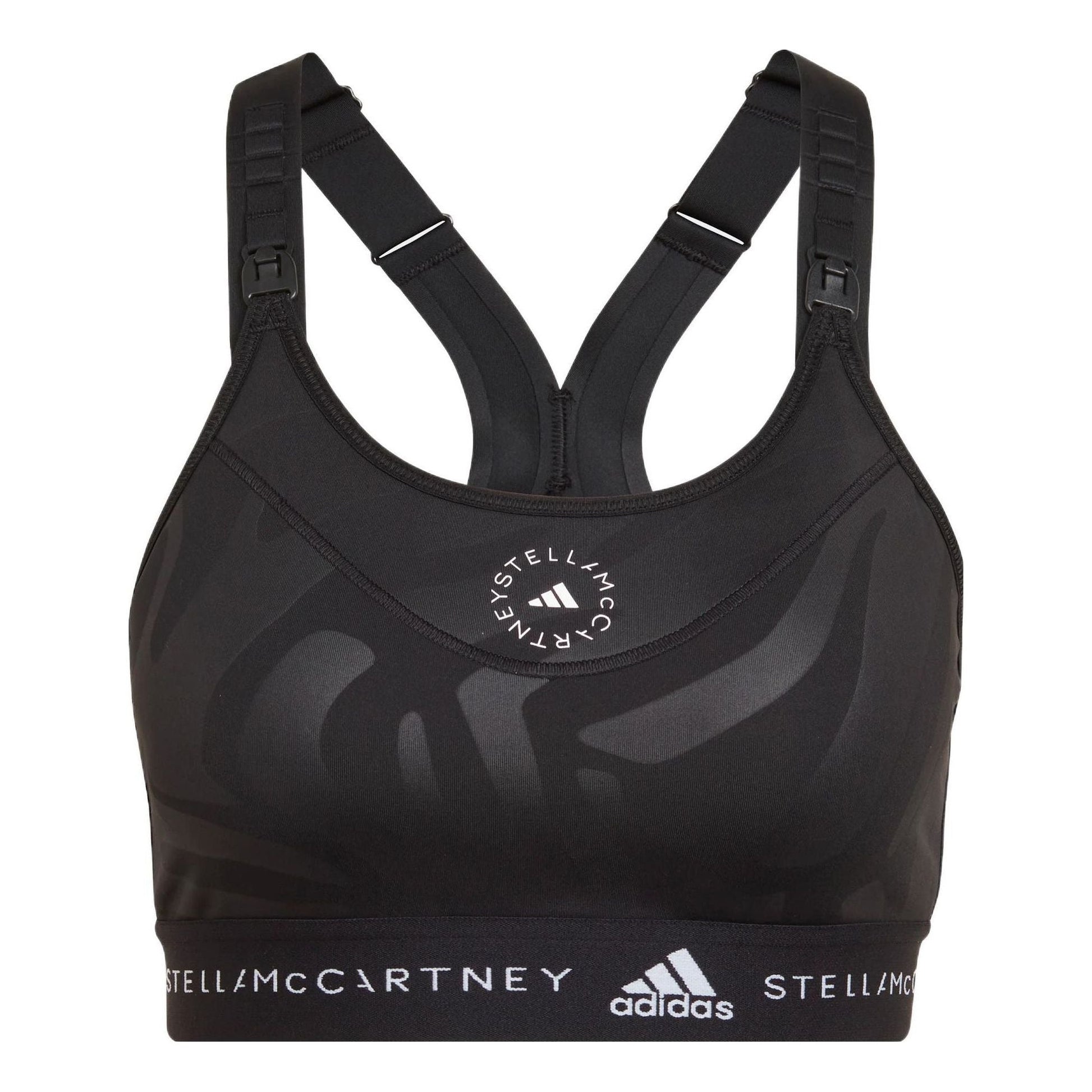 (WMNS) adidas by Stella McCartney High Support Maternity Nursing Bra Asia Sizing 'Black' HG1289
